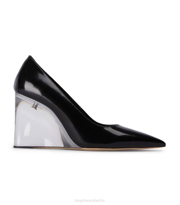 Pumps | de Tony Bianco Frauen Dolly-Heels Schwarz hochglänzend/klar 4624335